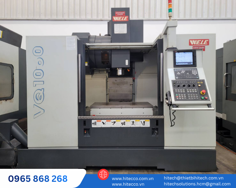 Máy phay CNC WELE VQ Series gia công nhôm tốc độ cao với bề mặt đẹp