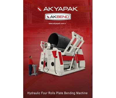 MÁY LỐC TÔN THỦY LỰC 4 TRỤC AKYAPAK