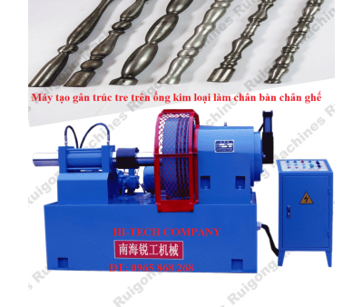 MÁY TẠO GÂN TRÚC TRE TRÊN ỐNG KIM LOẠI